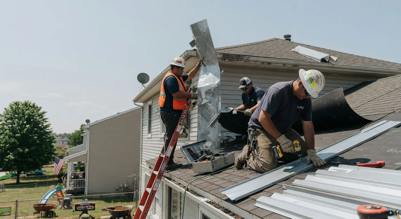 Storm Damage Metal Roof Repair in Gradyville, KY